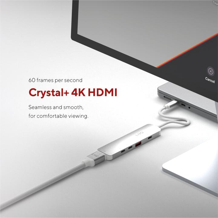 Image du produit LINQ Connects 5in1 PRO USB-C Multiport Hub 140W (USB-C, 5 Ports)