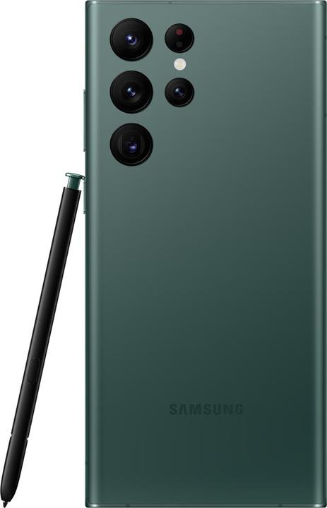 Produktbild Samsung Galaxy S22 Ultra EU (256 GB, Green, 6.80", Dual SIM, 108 Mpx, 5G)