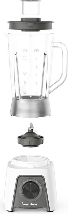 Moulinex Mixeur sur socle Blendeo+ LM2C01 Blanc (450 W)