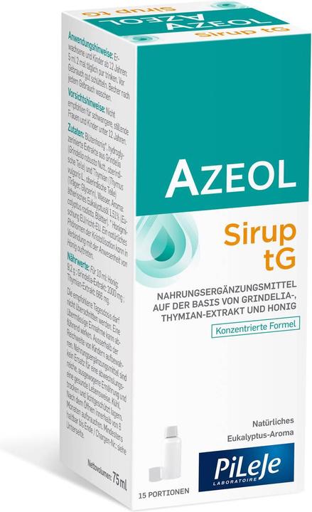 PiLeJe toux grasse Sirup natürliches Eukalyptus Aroma (1 Stück, Sirup, 200 g)