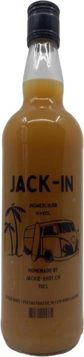 Actual product image Jackie Shot Jack-In INGWER liqueur / (1 x 70 cl)
