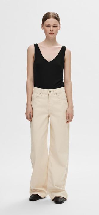 Image du produit Selected Femme Débardeur en maille côtelée (XL)