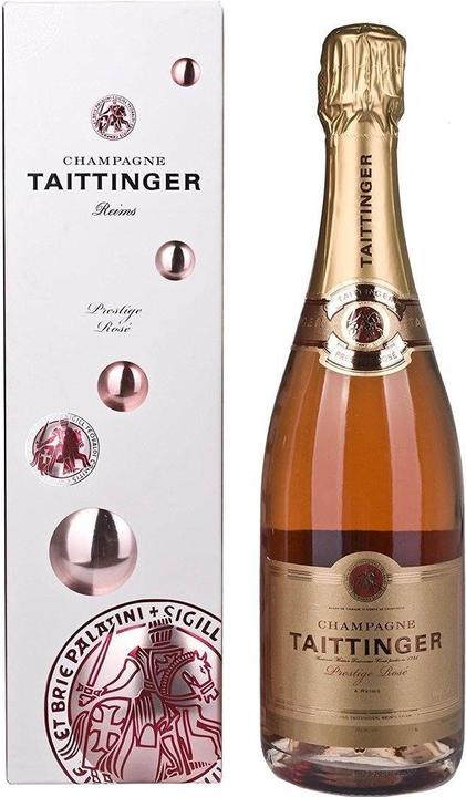 Taittinger Rosé Brut Prestige Champagne avec étui (1 x 75 cl)