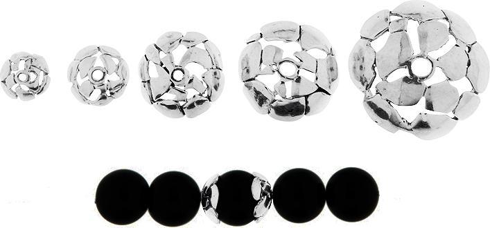 Actual product image Leyda Blossom Bead Caps