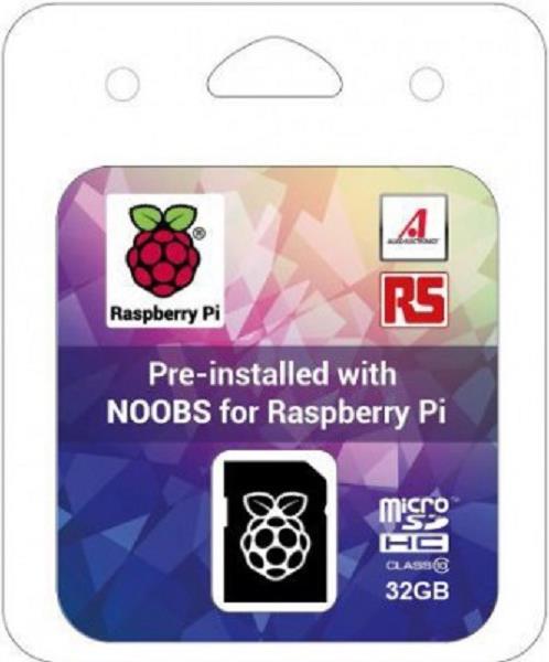 Produktbild Raspberry Pi 32GB MicroSD Karte mit Noobs