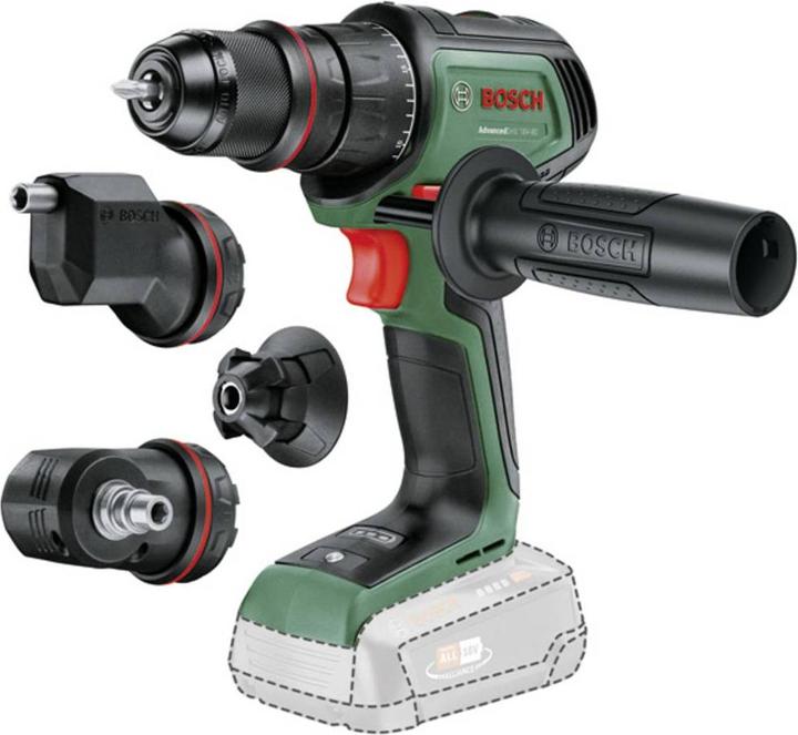 Image du produit Bosch Home & Garden Perceuse-visseuse sans fil AdvancedDrill 18V-80 QuickSnap + 3 embouts (Fonctionnement sur batterie)
