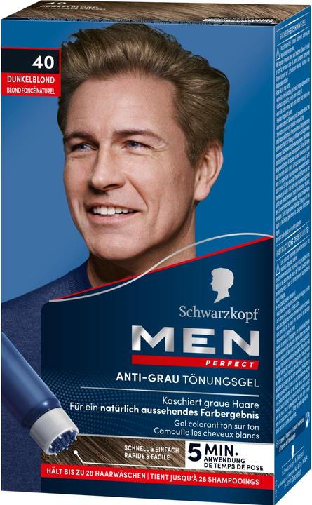 Immagine prodotto Schwarzkopf Men Perfect Gel colorato anti-grigio (40 Biondo scuro)