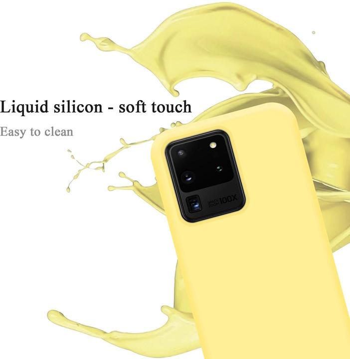 Immagine prodotto Cadorabo Copertura della cassa del silicone liquido TPU (Samsung Galaxy S20 Ultra)