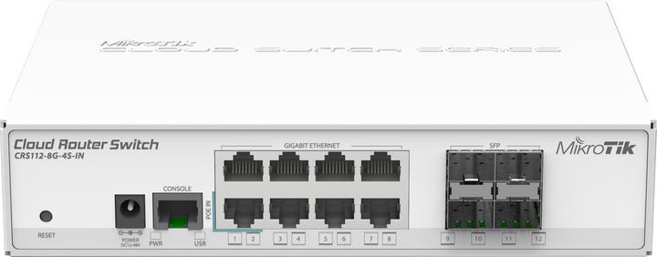 Produktbild MikroTik Switch CRS112-8G-4S-IN 12 Port (12 Ports)