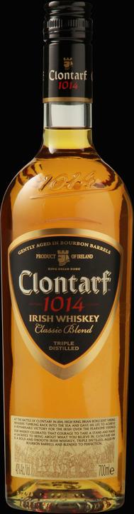 Clontarf Irish Classic Blend Whiskey 1014 Triple Distilled (Blended Malt Whisky, Irish whiskey)