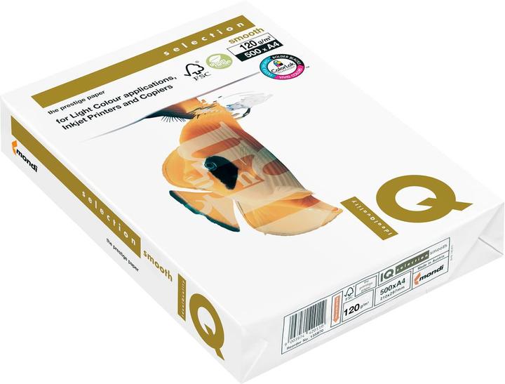 Mondi Premium-Büropapier IQ Selection Smooth (120 g/m², 500 x, A4)