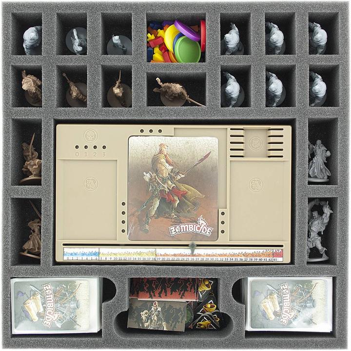 Image du produit Feldherr TRA63 - Transporteur avec 2 boîtes de stockage LBBG pour Zombicide Black Plague Kickstarter Knight