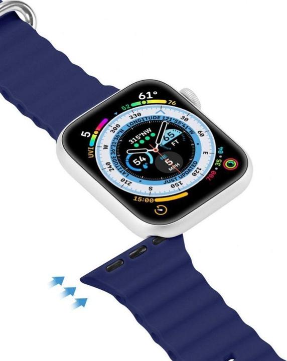Produktbild Dux Ducis Strap Watch Strap 8 / 7 / 6 / 5 / 4 / 3 / 2 / SE (41 / 40 / 38mm) Silicone Band Bracelet N (40 mm, 38 mm, 41 mm, Silikon, Apple Watch Series 2, Apple Watch Series 3, Apple Watch Series 1, Apple Watch Series 4, Apple Watch Series 5, Apple Watch Series 6, Apple Watch Series 7, Apple Watch Series 8, Apple Watch Series 9, Apple Watch SE)