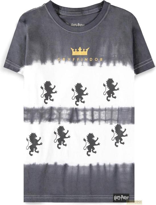 Actual product image Harry Potter: Wizards Unite Griffindor Girls Tie Dye Short Sleeved Tshirt (146)