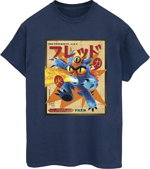 Produktbild Disney Big Hero 6 Baymax Fred Newspaper TShirt (XXL)