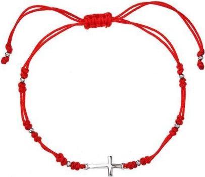 Immagine prodotto Evolution Group Bracciale della cabala rosso con croce 13023.3 rosso