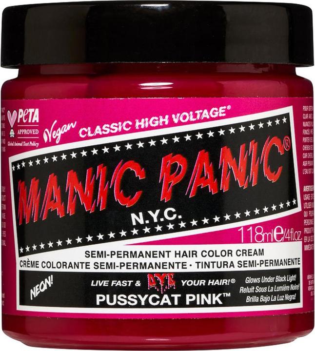 Actual product image Manic Panic Classic High Voltage Hair Dye Pussycat Pink (Pussycat Pink)