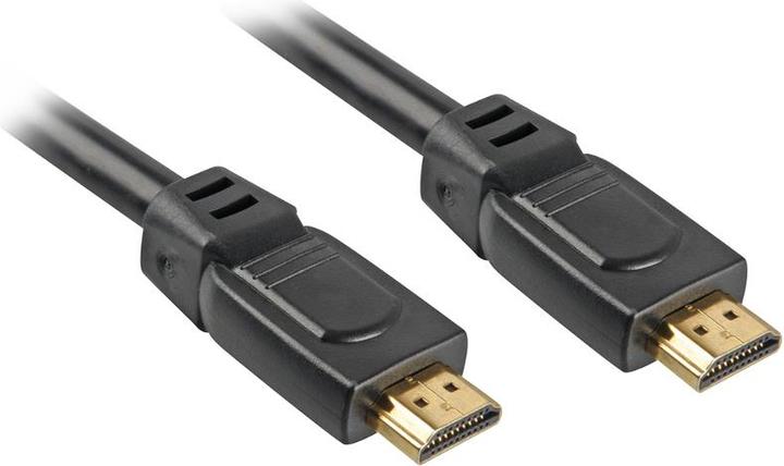 Image du produit Sharkoon Câble HDMI haut débit avec Ethernet (15 m, HDMI)