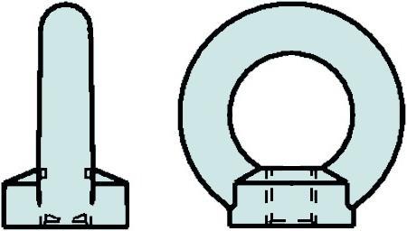 Actual product image Werkstarck Ring nuts DIN 582 (M20)