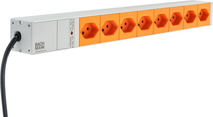 Bachmann Striscia di presa da 19" (8 x, Tipo 13, 3 m)