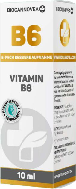 Image du produit Biocannovea Vitamin B6 (1 pièce(s), Gouttes, 52 g)
