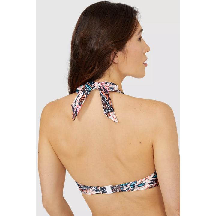 Actual product image Universal Textiles Womens/Ladies Savannah Floral Padded Bikini Top (75 E)