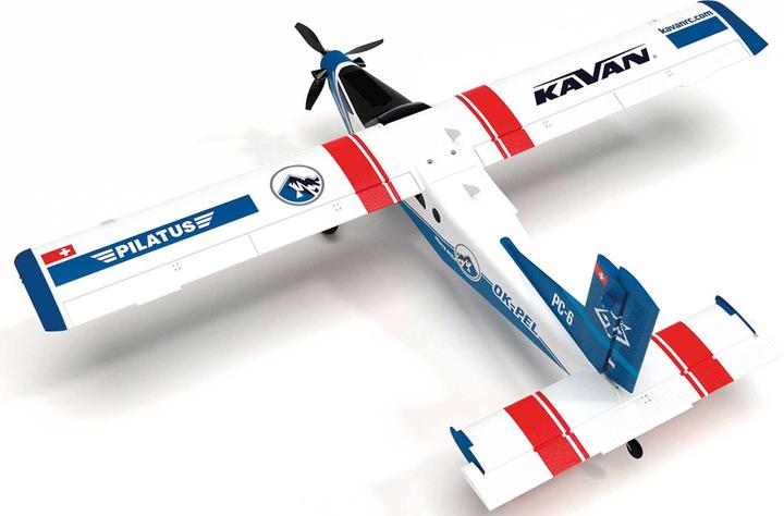 Actual product image Kavan Pilatus PC-6 Porter 1500mm ARF - blue (Scale Helicopter)