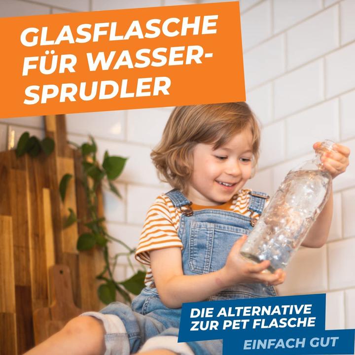 Image du produit SodaBär Bouteille de verre pour appareil à gazéifier l'eau