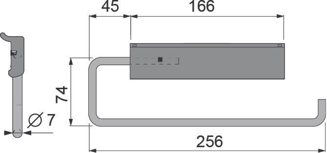 Image du produit OK-Line Handtuch / Rollenhalter Wall System