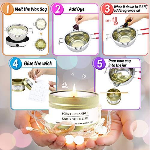Actual product image Popolic Candle making kit