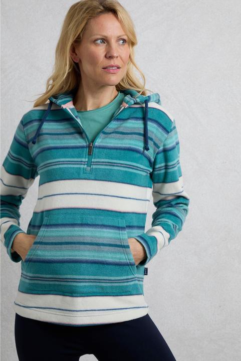 Produktbild Weird Fish Lana Kapuzenpullover mit kurzem Reissverschluss (46 D)