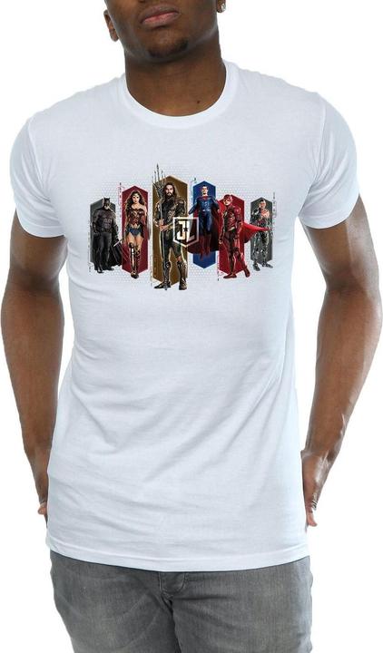 Immagine prodotto Justice League Movie Team Hexagons Maglietta Uomo (3XL)