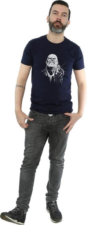 Actual product image Universal Textiles Mens Thanos Fiercest Cotton T-Shirt (M)