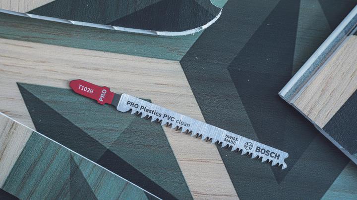 Actual product image Bosch Professional Zubehör PRO Plastics PVC clean T302H Jigsaw blade, 132 mm, 3 pcs.