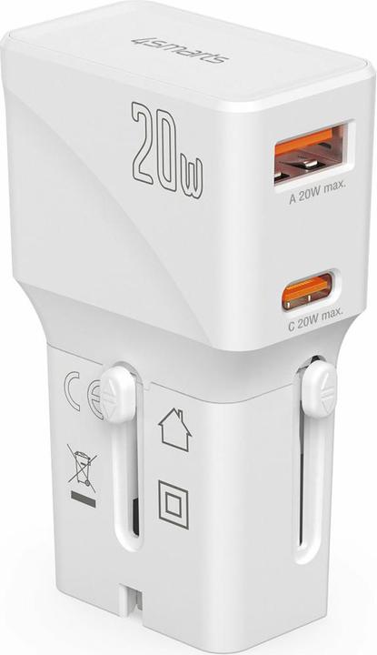 Actual product image 4smarts Nomad world travel adapter