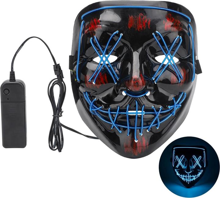 NoName LED Horror Mask Red