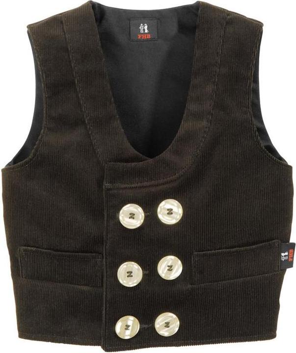 Image du produit FHB DAVID Gilet de corporation pour enfants en velours côtelé (128)