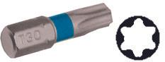 Produktbild technocraft Torx-Bits 1/4" x 75 mm mit Farbring (Innensechsrund TX M20)