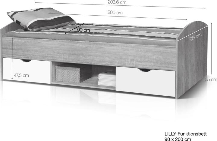 Image du produit Möbel-Eins Lilly (90 x 200 cm)