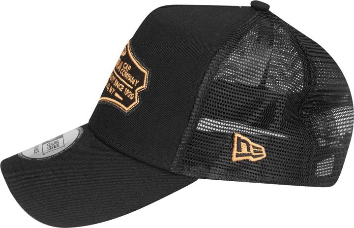 Image du produit New Era Adjustable Trucker Cap - RETRO PATCH noir / khaki (Taille unique)