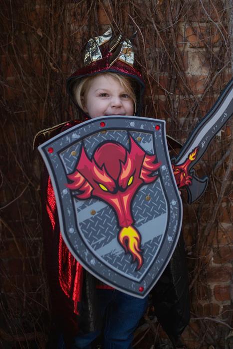 Immagine prodotto Creative Education Scudo del Drago Scudo del Cavaliere, drago sputafuoco, da 3 anni