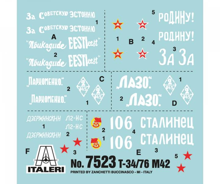 Produktbild Italeri T34/76 Mod. 42