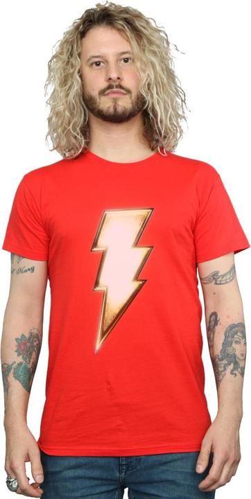 Immagine prodotto Shazam Bolt Logo Maglietta Uomo (S)