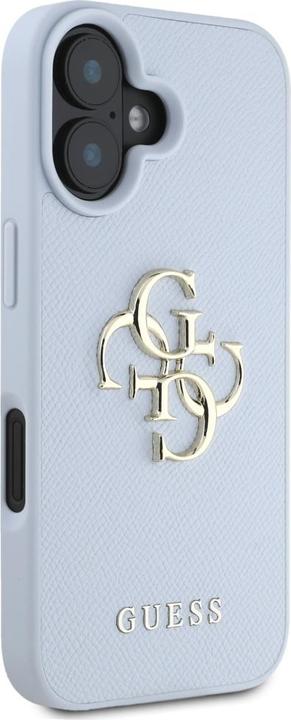 Image du produit Guess Hardcase PU Grained Big 4G and Classic Logo Case for iPhone 16 6,1" Blue (Apple iPhone 16)