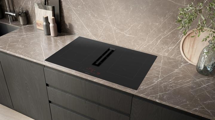 Image du produit Siemens ED811HQ26E + HZ9VDSB4, Table de cuisson avec hotte aspirante (induction), Foyer plat, ED811HGA6