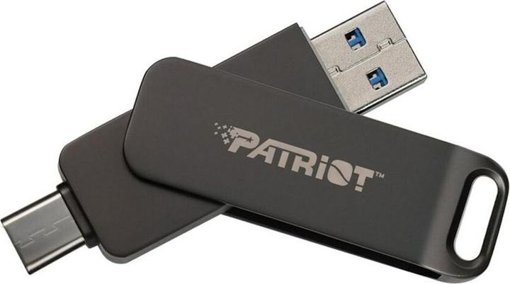 Actual product image Patriot Rage R550 256GB Dual USB A+C Alu 100MBs (256 GB, USB-A, USB-C)