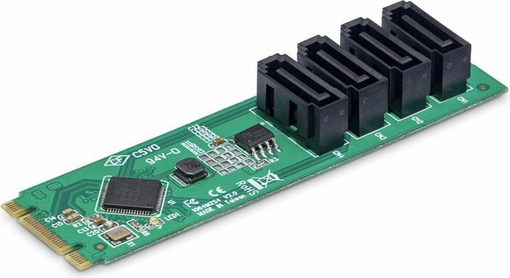 Actual product image StarTech Adap 4-Port M.2 to SATA Adapter Card