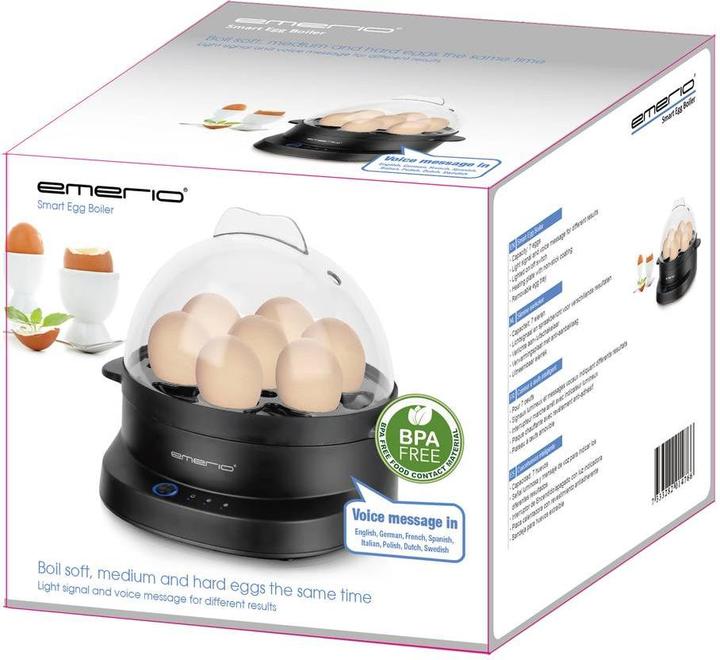 Produktbild Emerio EB-131811.1 Eierkocher BPA-frei Schwarz