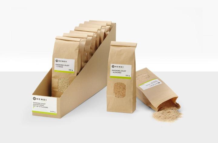 Produktbild Hendi Räuchermehl Sortiment 9 x 150 gram