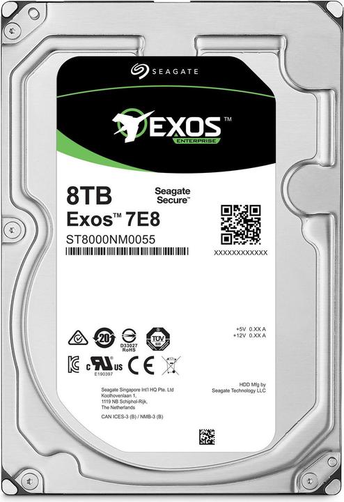 Seagate Exos 7E8 512E (8 TB, 3.5", CMR)